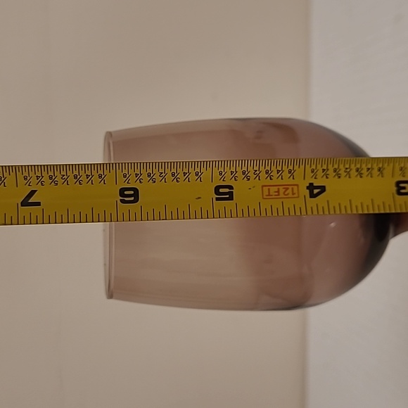 Set of 3 Vintage Amethyst Wine Glasses - Picture 15 of 16